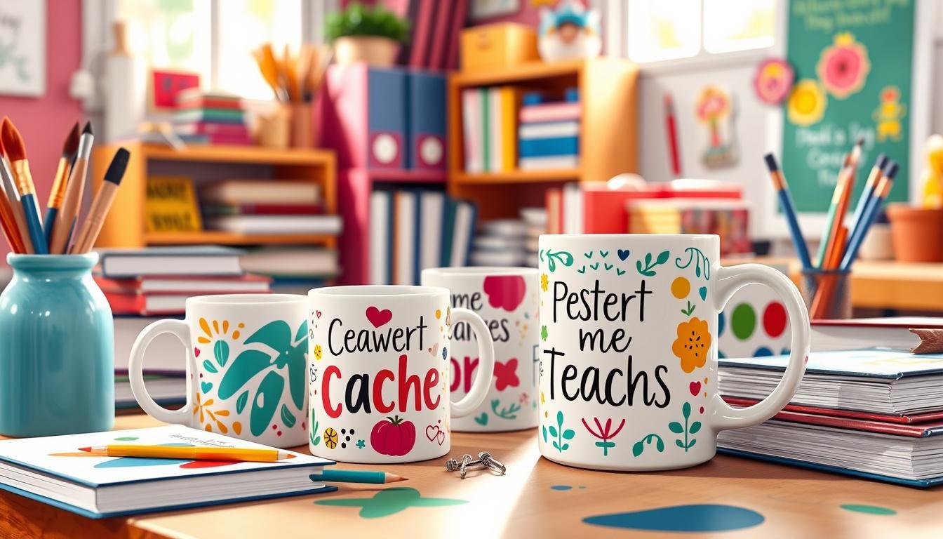 Como escolher copos personalizados para professores criativos
